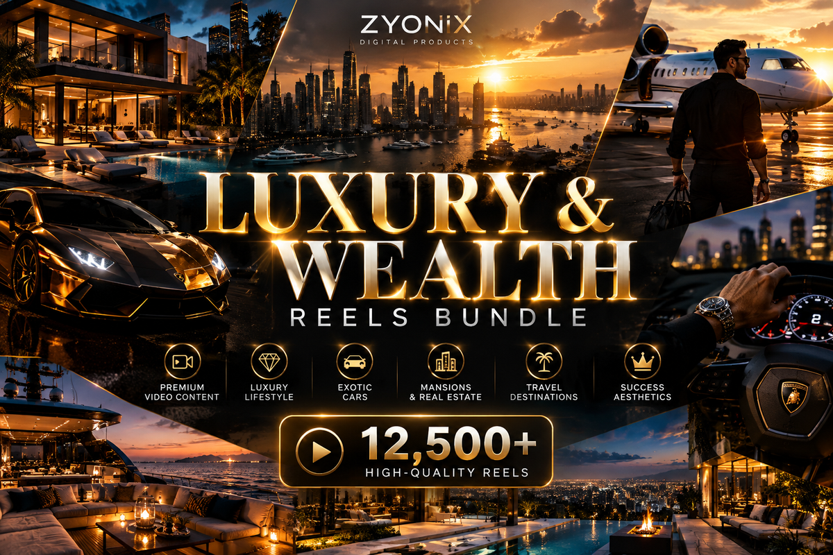 Luxury & Wealth Reels Bundle
