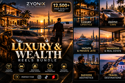Luxury & Wealth Reels Bundle